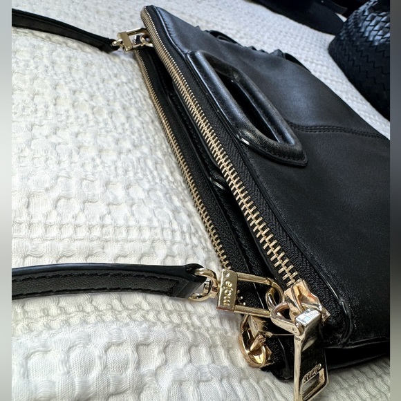 MAJE - M Duo Black Leather Crossbody / Clutch - Picture 8 of 15